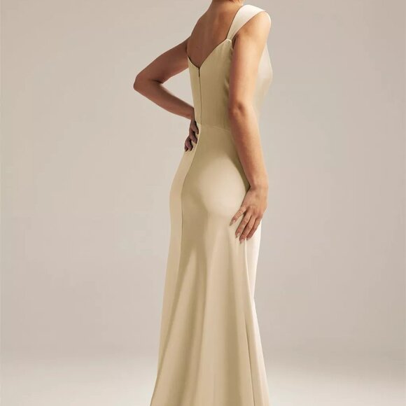 AW Bridal Mermaid Style Floor-Length Bridesmaid Dress - Picture 2 of 7